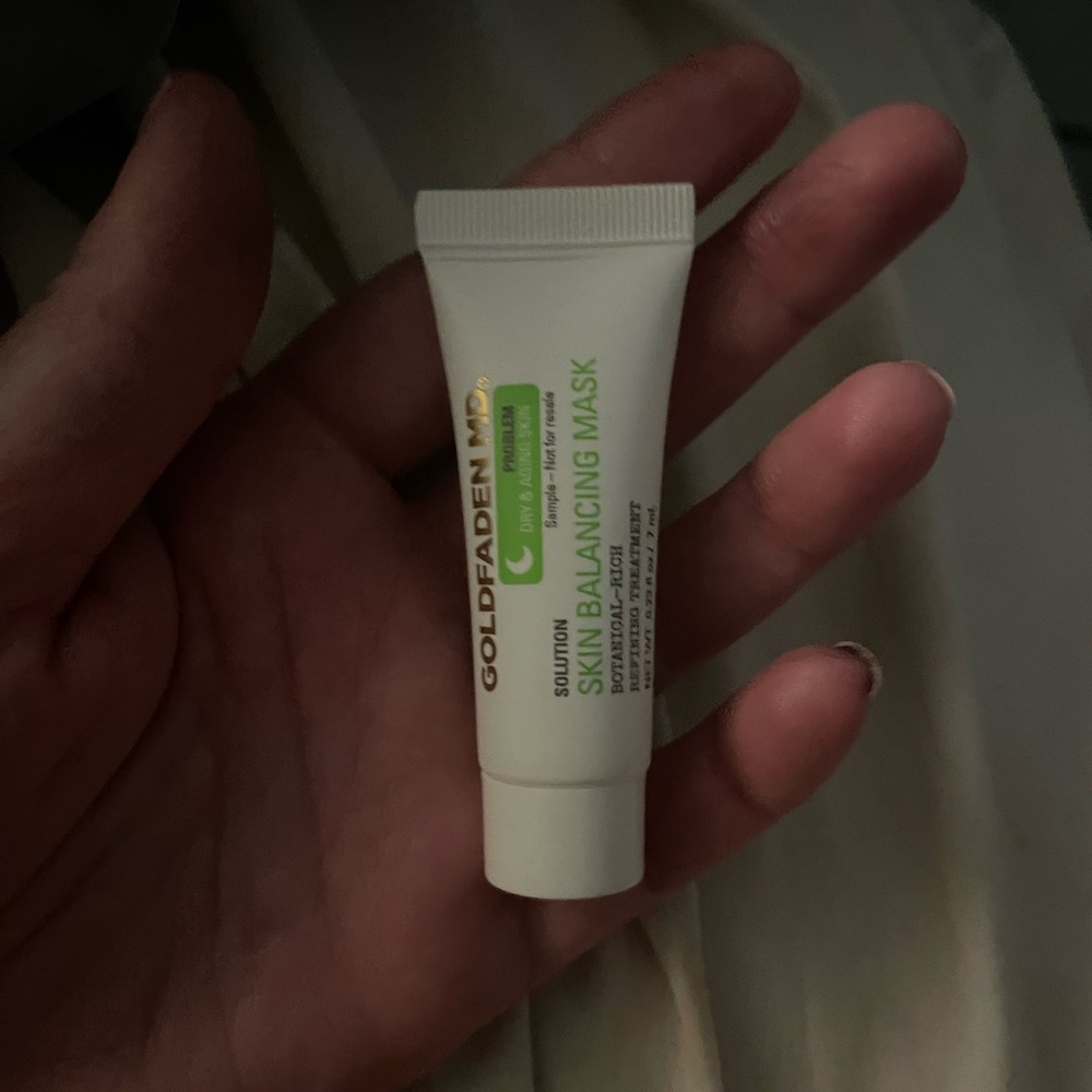 NWOT Goldfaden MD Skin Balancing Mask sample size